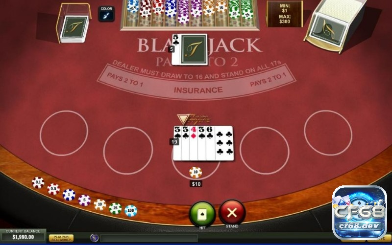 Blackjack là dạng bài so điểm kịch tính
