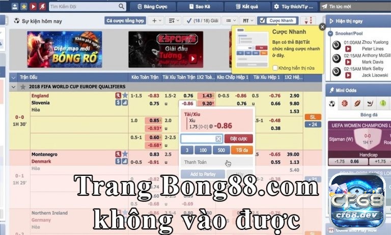 Vao Bong .com bị chặn- Tìm hiểu cách vào một cách an toàn và hiệu quả nhất