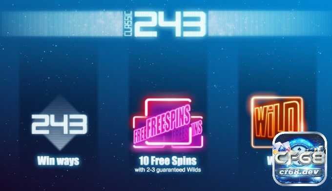 Các biểu tượng đặc biệt trong game bao gồm Win ways, Freespins, Wild