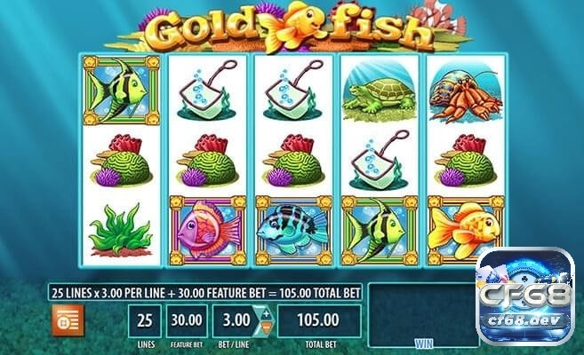 Gold Fish casino slot với giải thưởng lớn nhất 1.050.000$