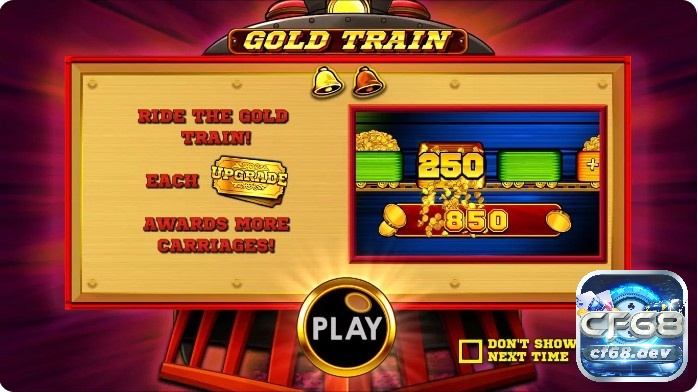 Hãy chơi Gold Train có chiến thuật để tăng tỷ lệ thắng