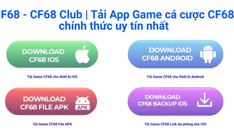 CF68 GAMES – Website chính thức thương hiệu CF68 CLUB