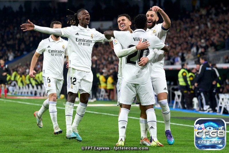 Đội bóng Real Madrid vô địch cúp C1 Real Madrid chuỗi 5 năm liên tục