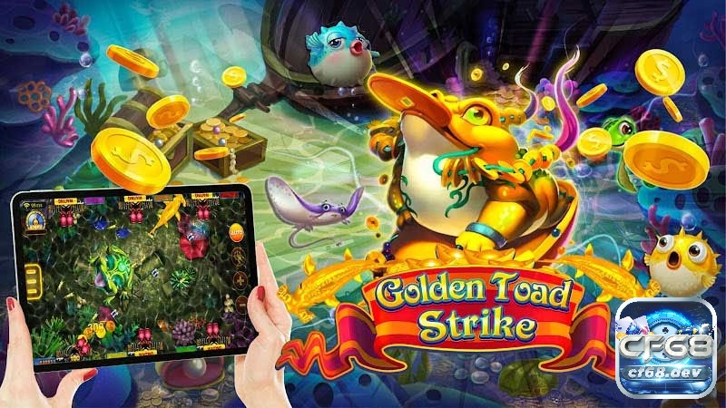 Golden Toad - 1 trong các game bắn cá thu hút người chơi trên các nền tảng trực tuyến.